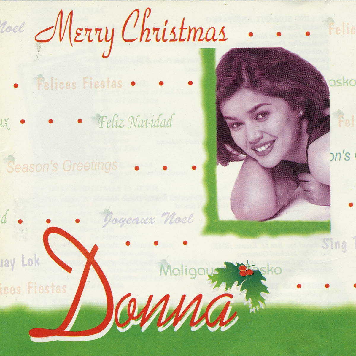 Donna Cruz – Merry Christmas Donna – Pinoy Albums